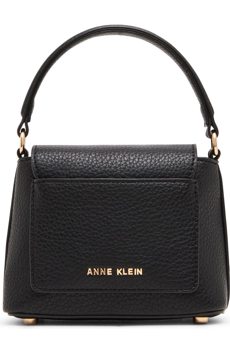 Anne Klein Mini Satchel Bag, Alternate, color, Black
