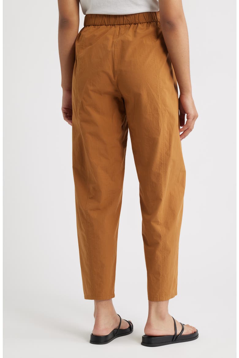 Pleated Lantern Ankle Pants, Alternate, color, BRONZE