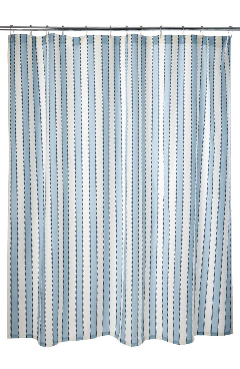 Matouk Apollo Stripe Shower Curtain, Main, color,