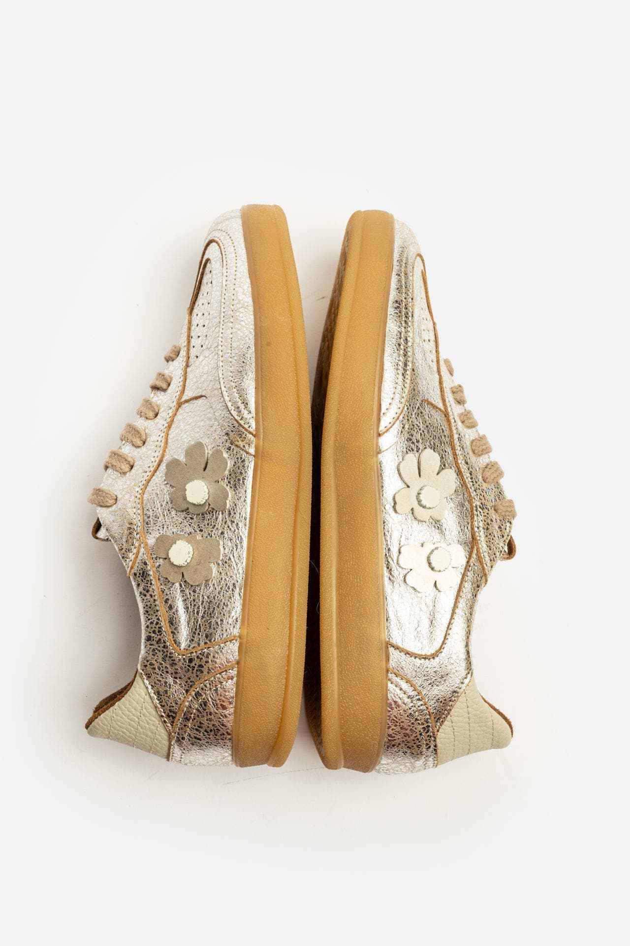Big Flower Trouble Sneaker, Alternate, color, White