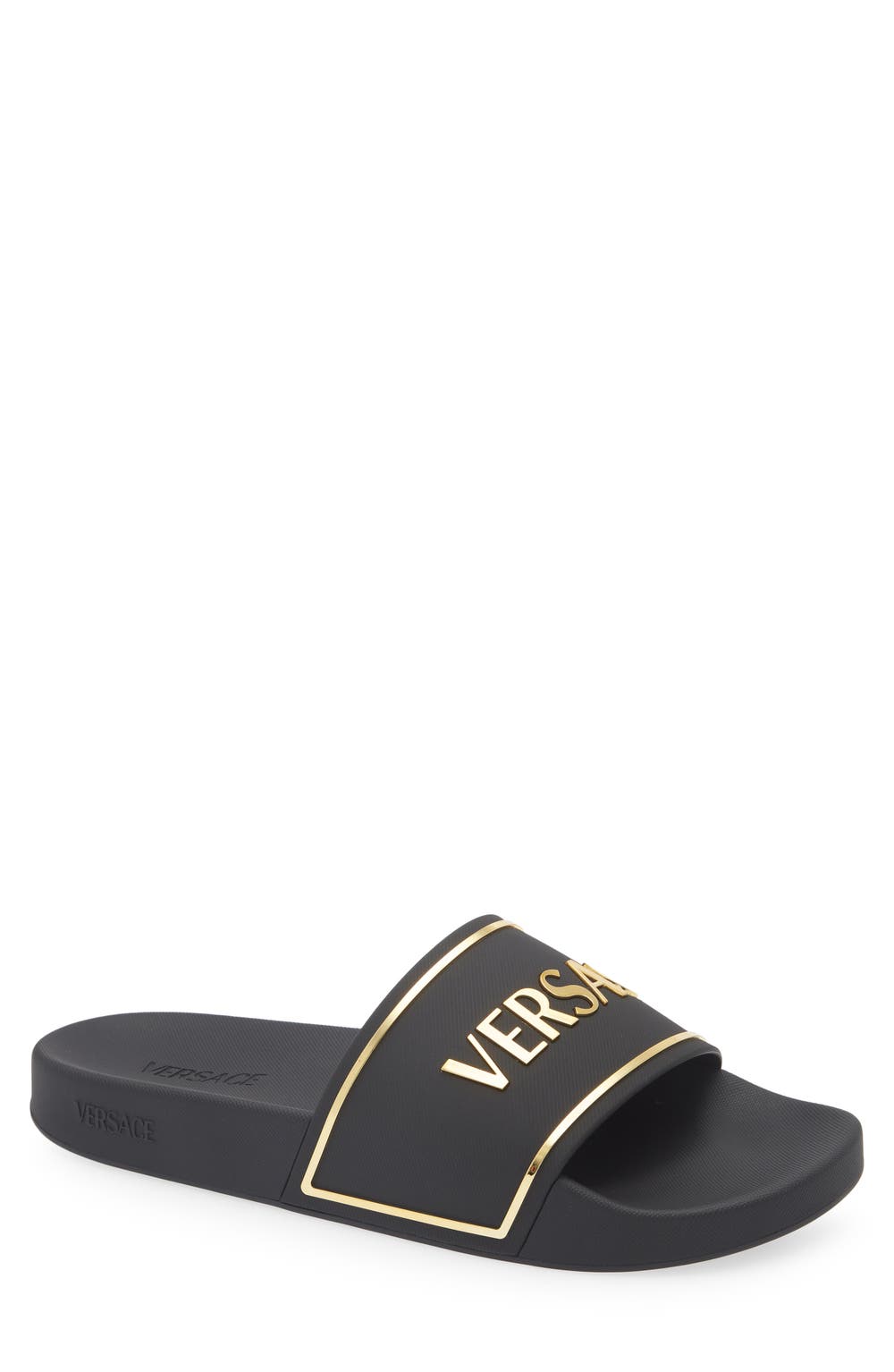 Logo Pool Slide, color, BLACK GOLD