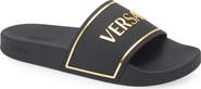 Versace Logo Pool Slide (Men) | Nordstrom