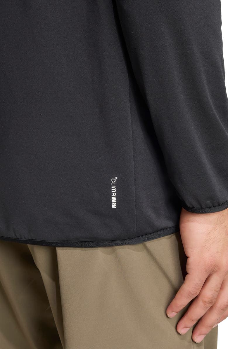adidas Climawarm Half Zip Tech Fleece Jacket, Alternate, color, Black