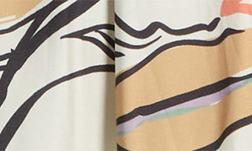 Elan O-ring Halter Maxi Cover-up Dress In Multi