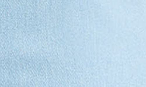 Vince Textured Cotton Flare Pants In Pale Indigo
