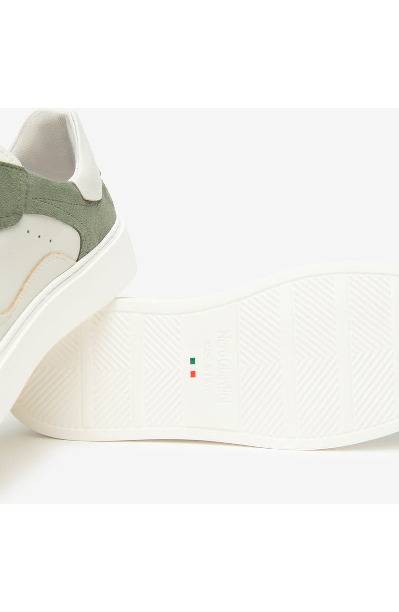 NeroGiardini Retro Low Top Sneaker, Alternate, color, White/ Sage
