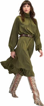 Cynthia Rowley Monroe Silk Charmeuse Dress