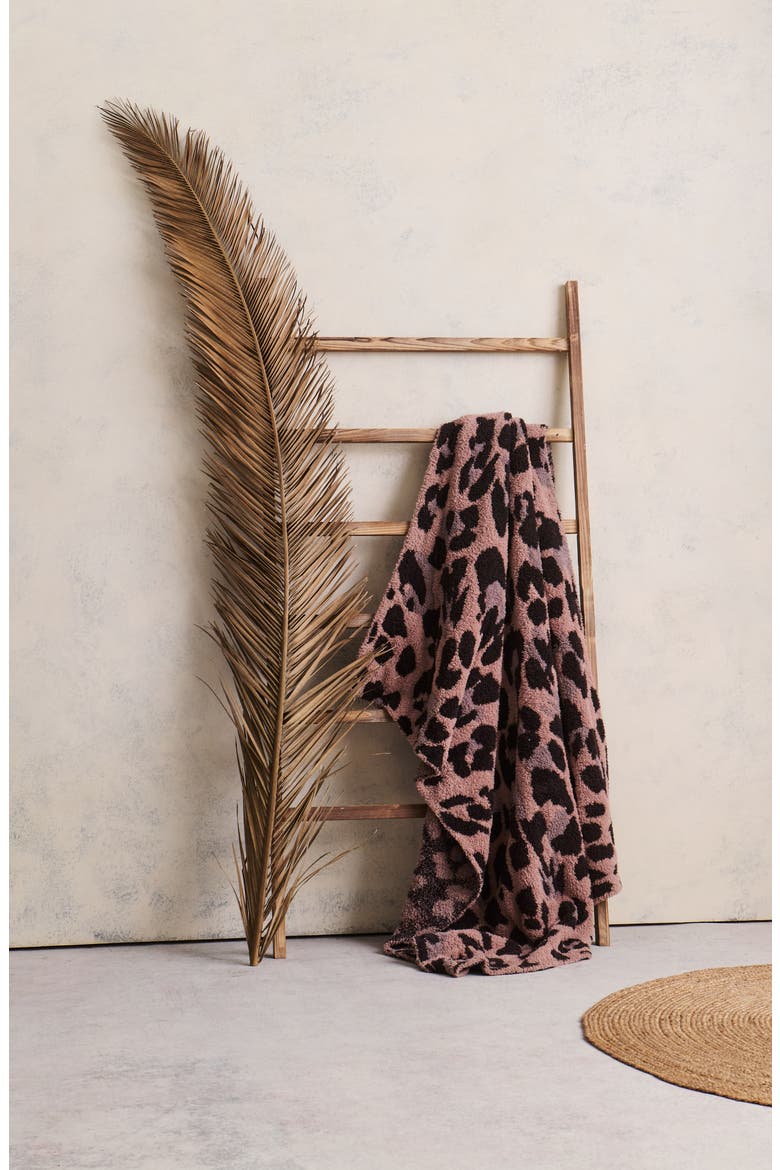 CozyChic® Exploded Leopard Throw Blanket, Alternate, color, DEEP WILLOW MULTI