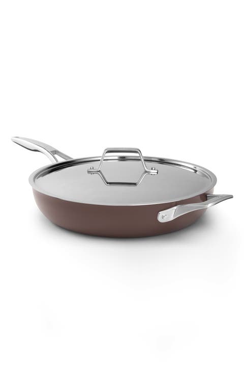 Premier Ceramic Nonstick Fry Pan with Lid
