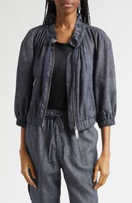 Cinq à Sept Kaylie Linen & Cotton Jacket