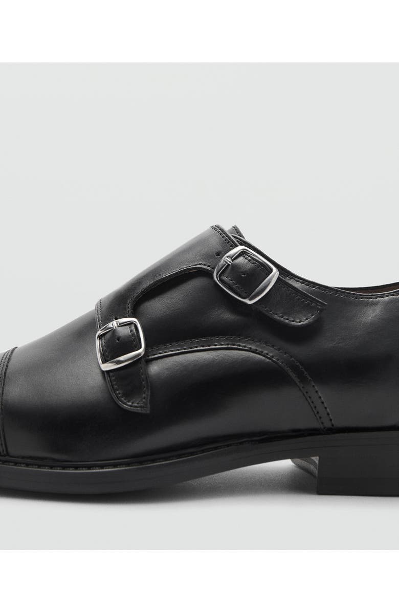 MANGO Double Monk Strap Shoe, Alternate, color,