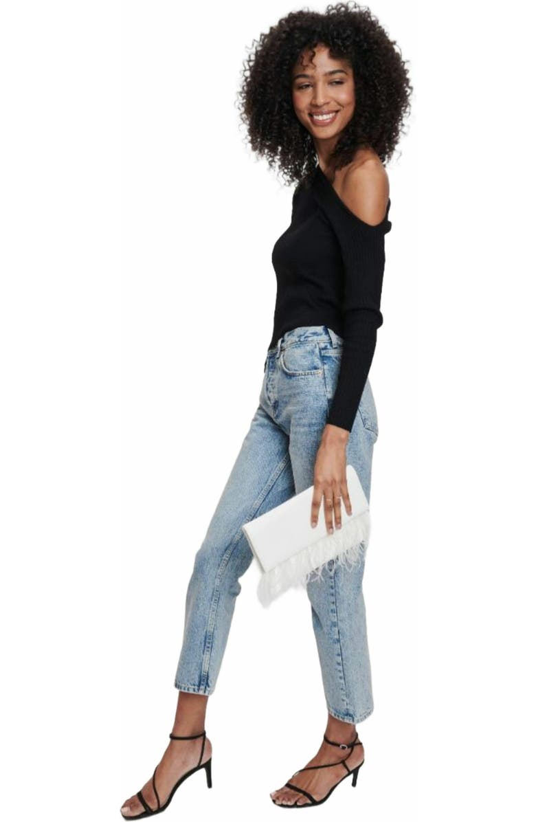 MODA LUXE Everlee Clutch, Alternate, color, White