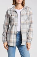 beachlunchlounge Plaid Jacquard Knit Shacket
