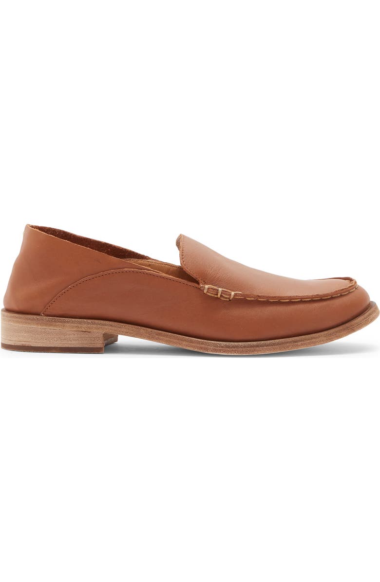 Beek Pepper Moc Toe Loafer, Alternate, color, Cognac