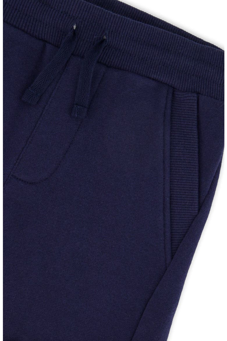 Elastic Waistband Slant Pockets French Terry Shorts, Alternate, color, Dark Blue