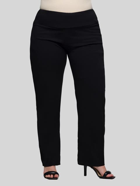 Plus Size Comfortable Stretch High Waist Dress Pants