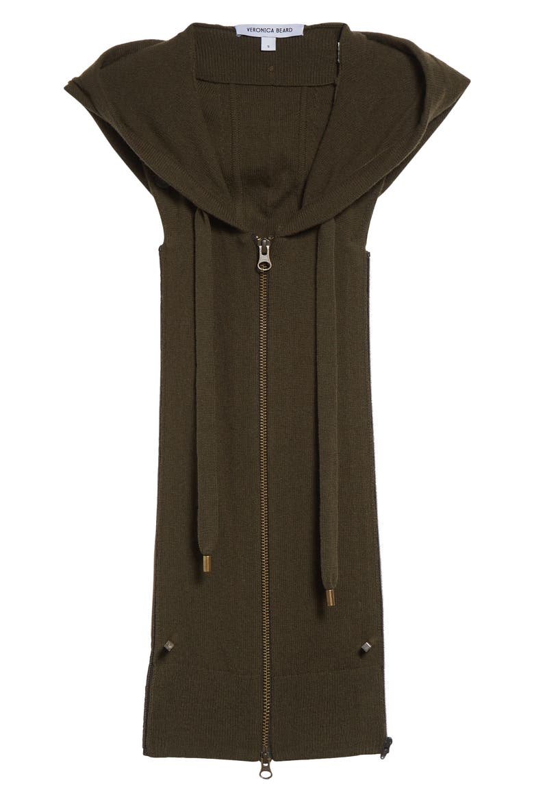 Hooded Wool & Cashmere Dickey, Alternate, color, CYPRESS