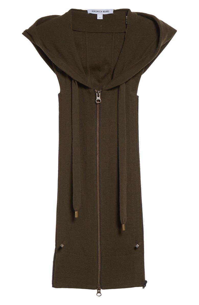 Veronica Beard Hooded Wool & Cashmere Dickey, Alternate, color,