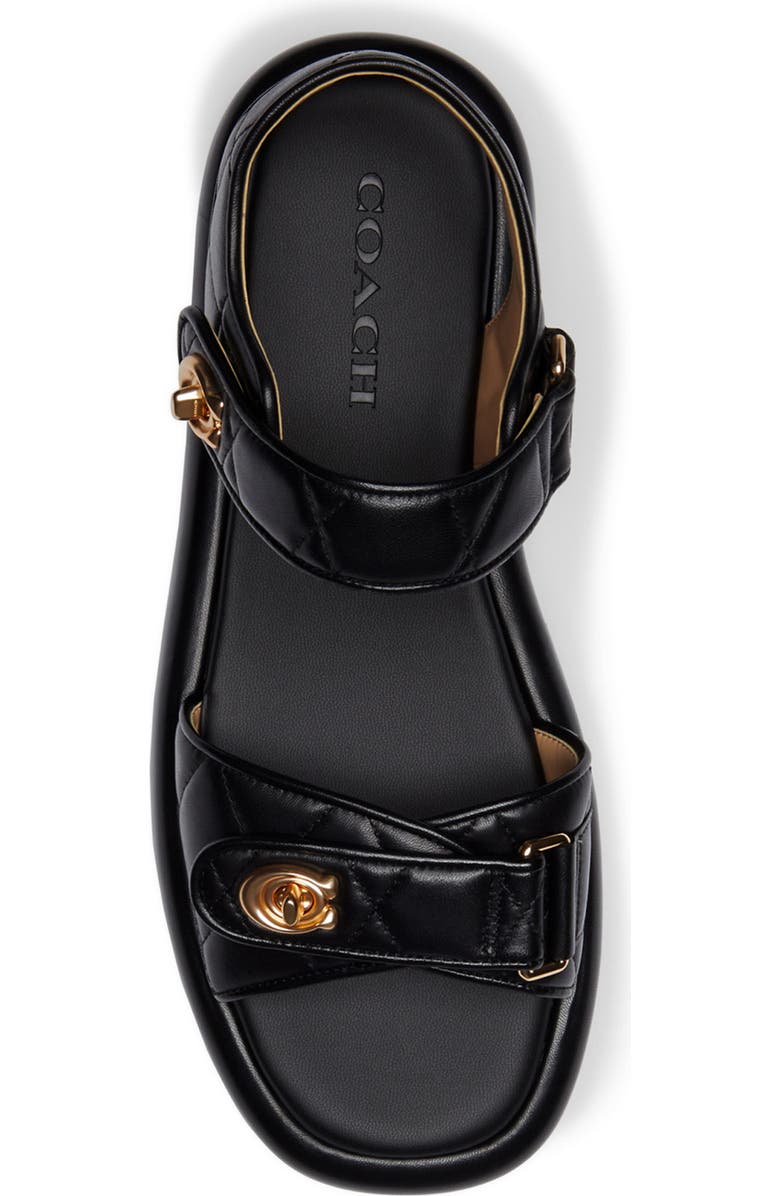 COACH Peyton Platform Sandal, Alternate, color,