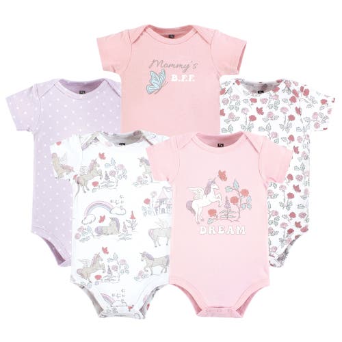 Hudson Baby Cotton Bodysuits 5-pack
