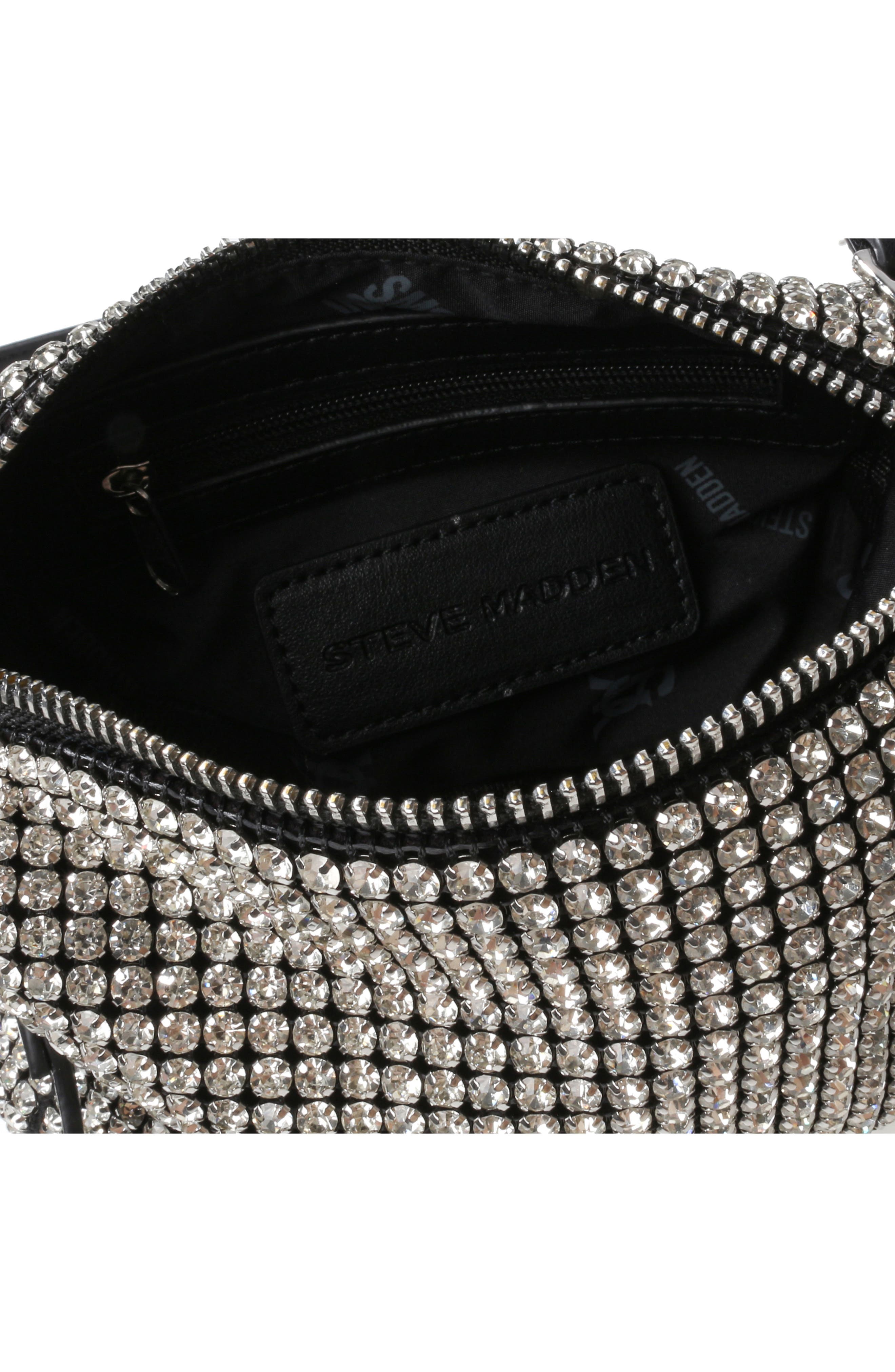 Noble Crystal Embellished Crossbody Bag, Alternate, color, CRYSTAL