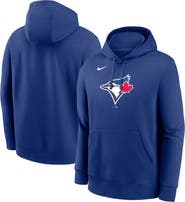 Nike Men's Nike Royal Toronto Blue Jays Logo Club Fleece Pullover Hoodie