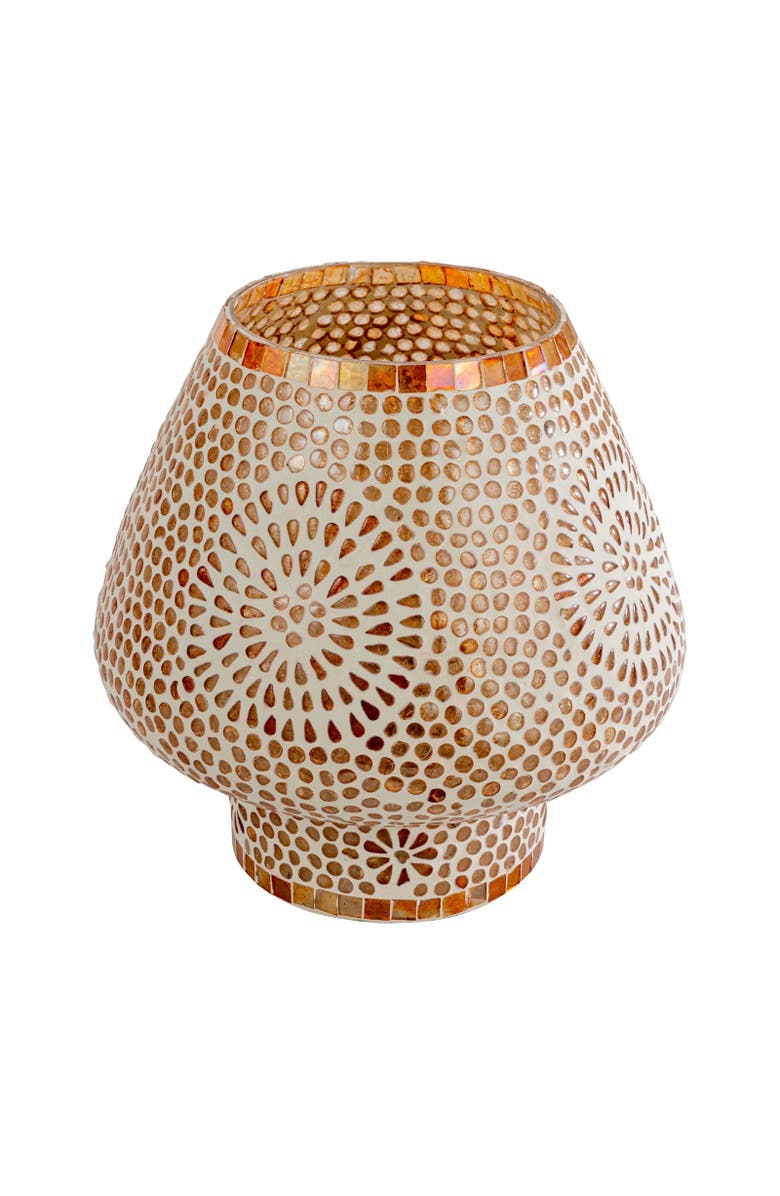 Storied Home Mosaic Table Lamp with Inline Switch, Main, color, Copper