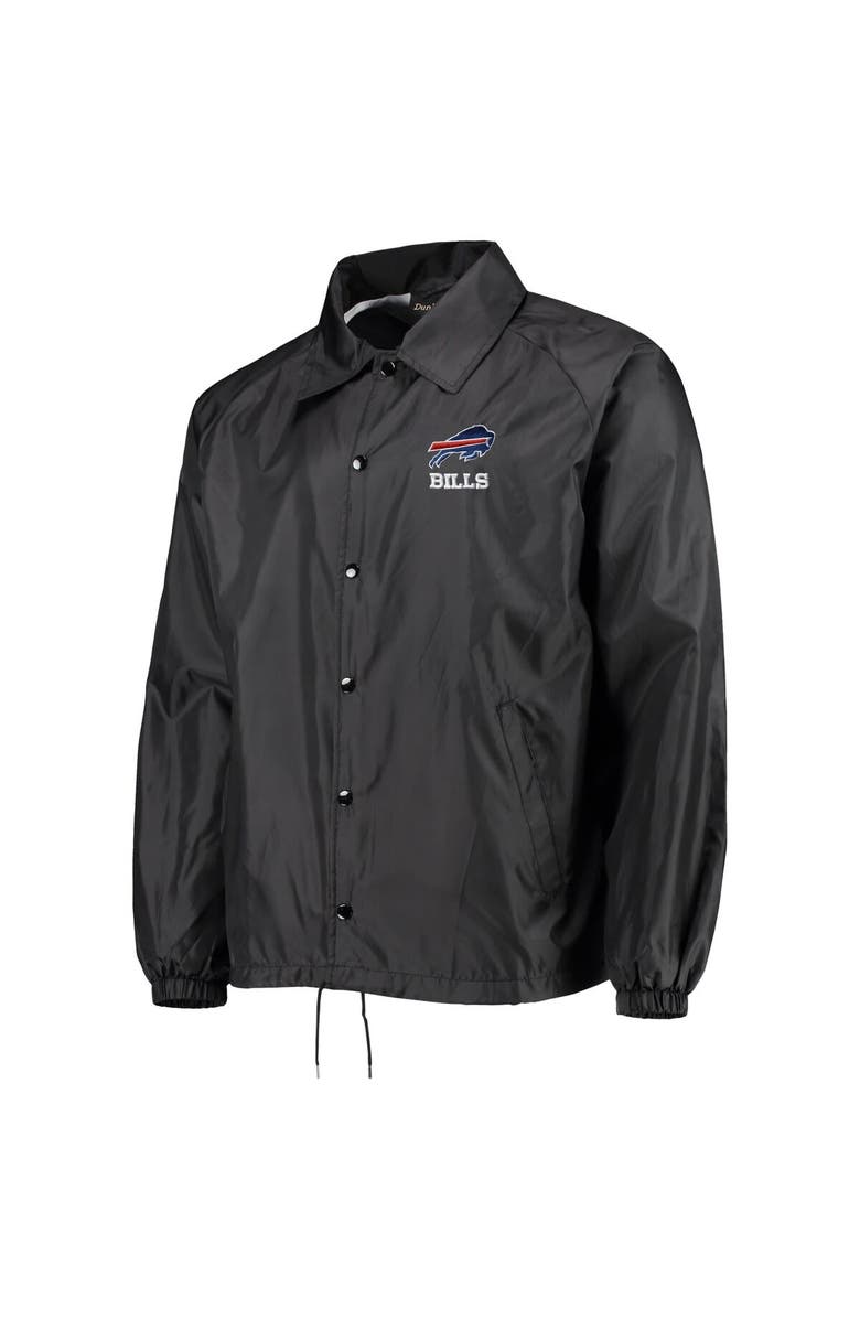 DUNBROOKE Men's Dunbrooke Black Buffalo Bills Coaches Classic Raglan Full-Snap Windbreaker Jacket, Alternate, color, 
