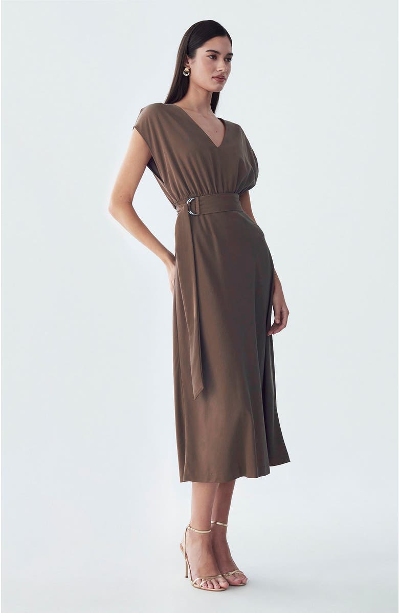 ST MRLO Enzy Dress, Alternate, color, Chocolate