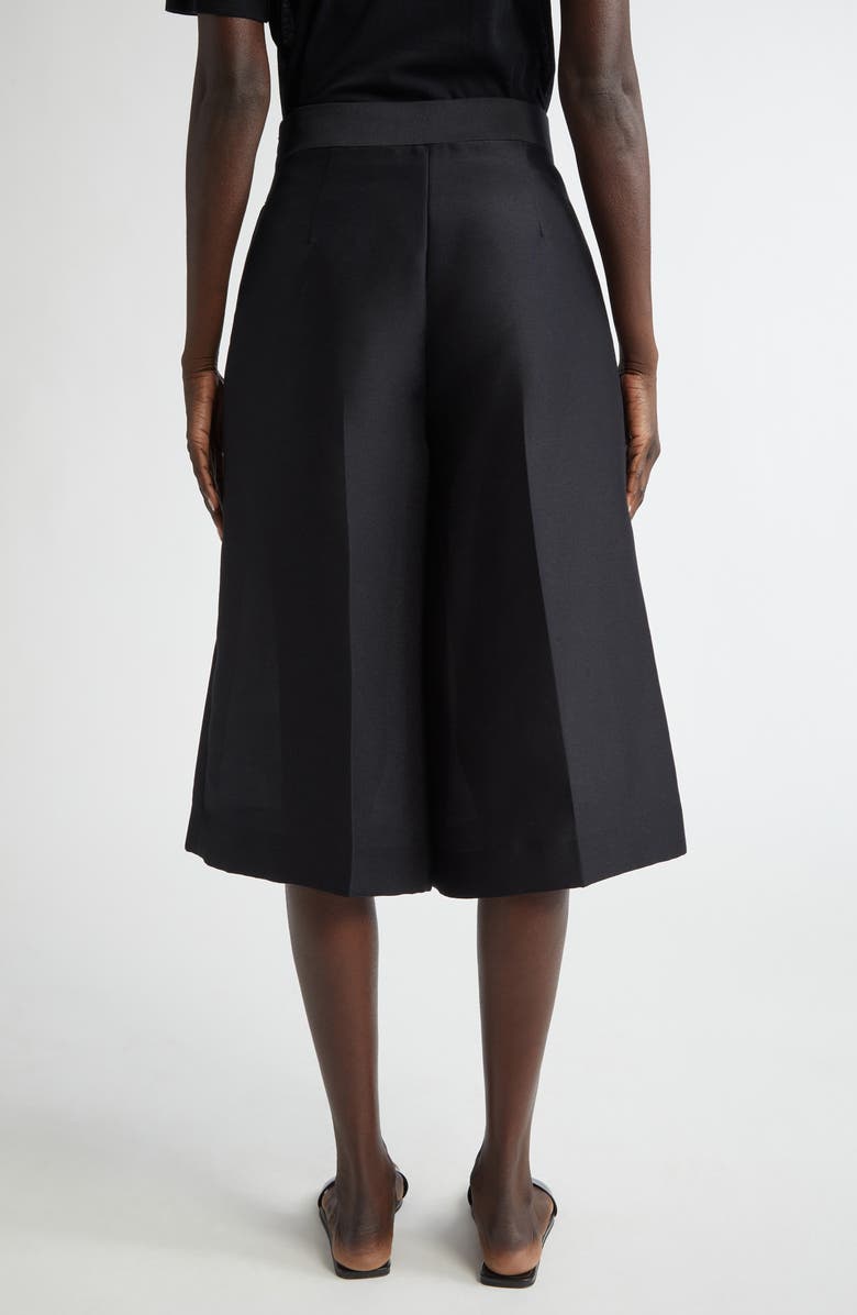 GIA STUDIOS Corine Pleated Twill Trouser Shorts, Alternate, color, 