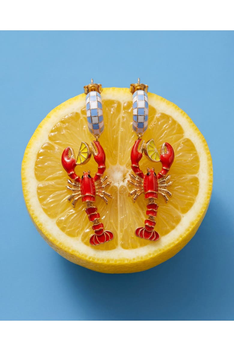 Lobster Boil Statement Earring, Alternate, color, Gold