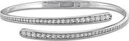 DELMAR Lab Created White Sapphire Bypass Bangle