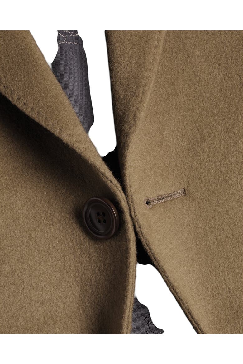Wool Overcoat, Alternate, color, Brown