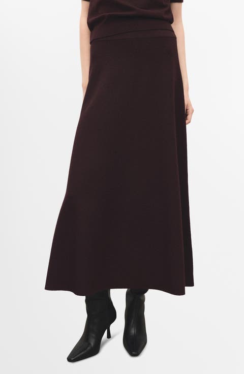 Knit Midi Skirt (Regular & Plus)