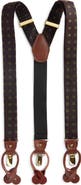 CLIFTON WILSON Floral Silk Suspenders