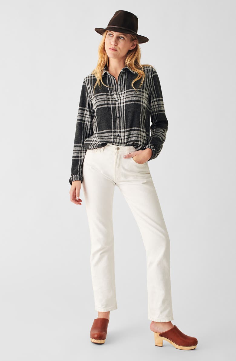 Faherty Legend Knit Button-Up Shirt, Alternate, color, 