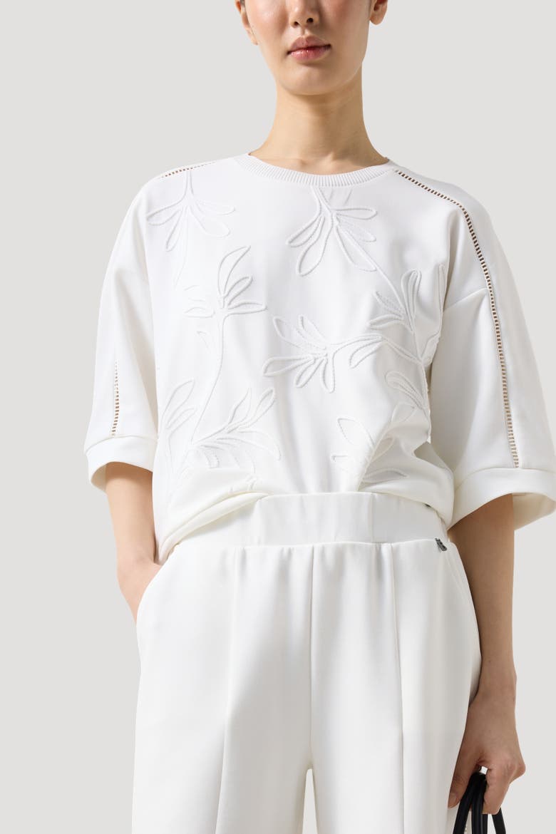 Romi Jersey Shorts, Alternate, color, Off-White