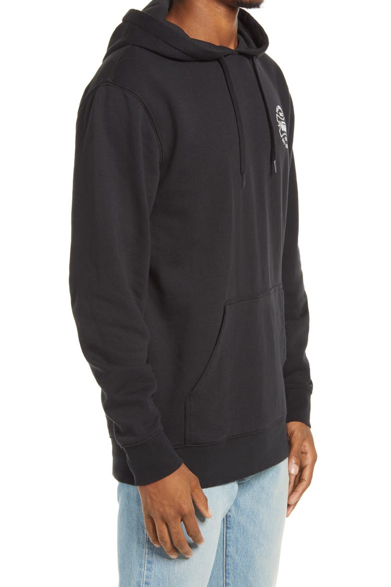 Original Men's Pullover Fleece Hoodie, Alternate, color, BLACK