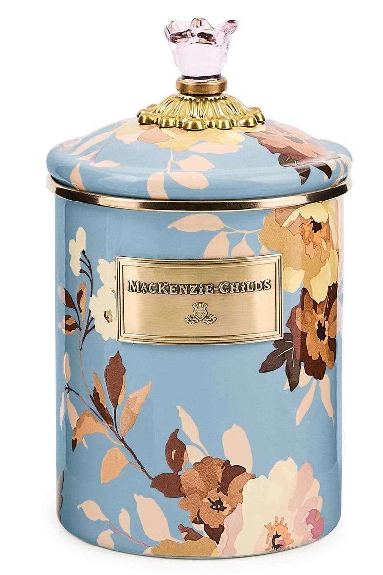 Wild Rose Slate Medium Canister, Main, color, BLUE