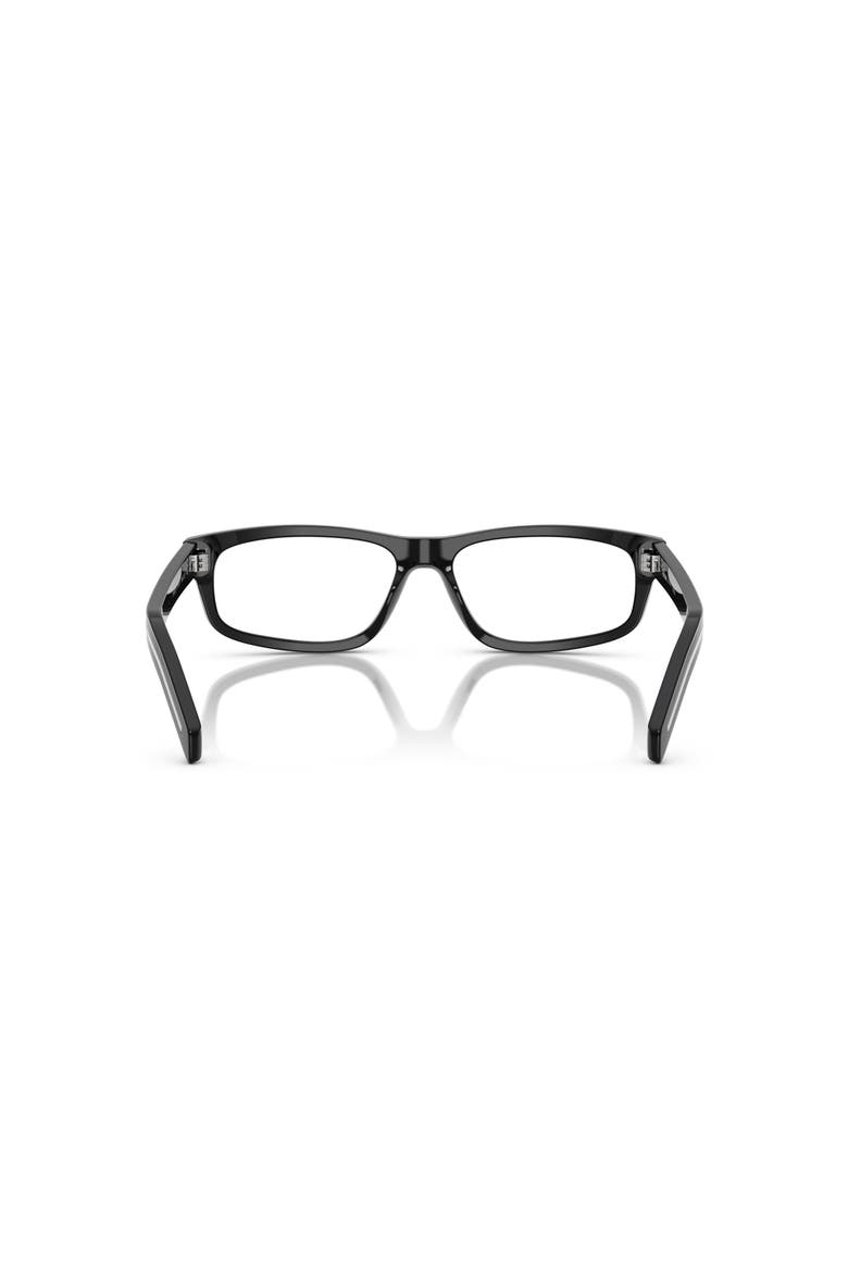 58mm Rectangle optical glasses, Alternate, color, Black