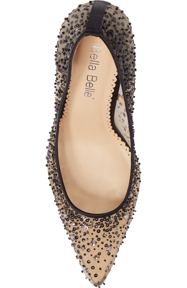 Bella Belle Elsa Beaded Illusion Pump, Alternate, color,