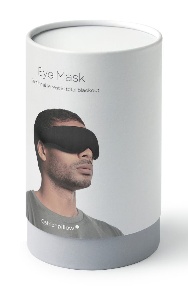 Ostrichpillow Ergonomic Eye Mask, Alternate, color, Eclipse Black
