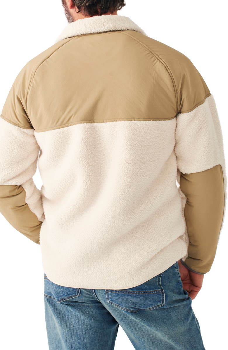 Faherty High Pile Fleece Zip Jacket, Alternate, color,