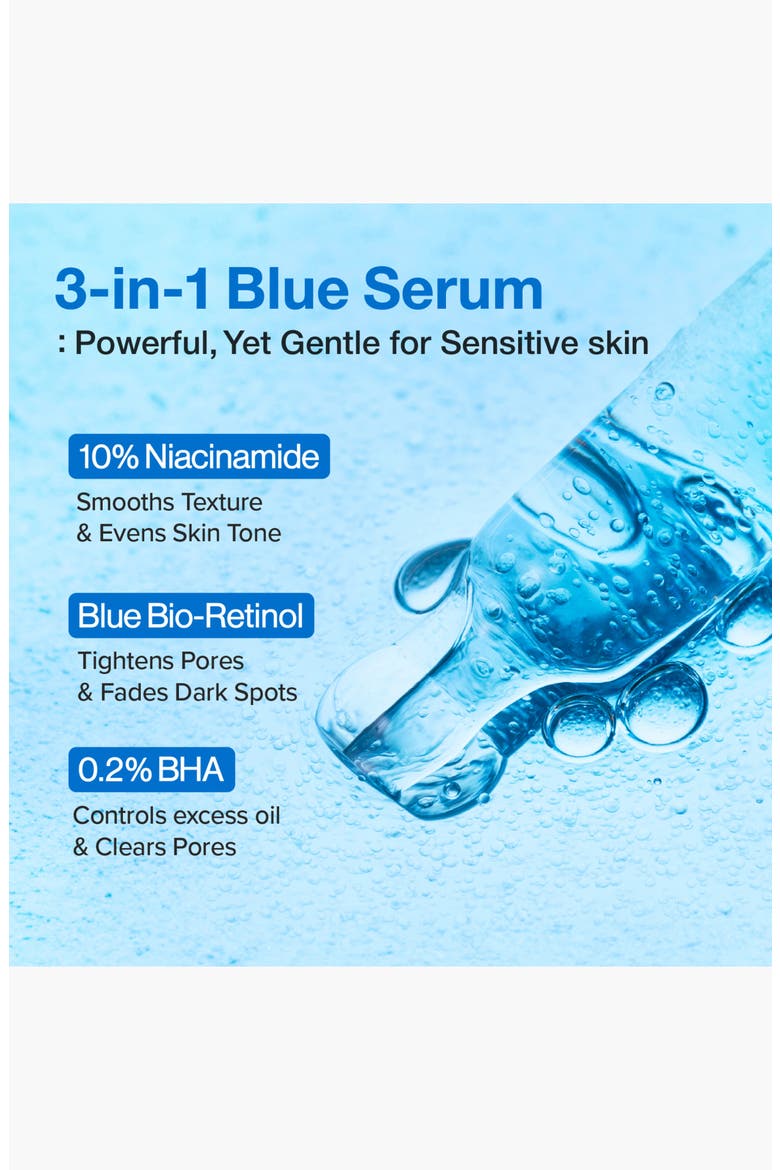 No.3 Blue Bio-Retinol Pore Refining Serum, Alternate, color, NO COLOR