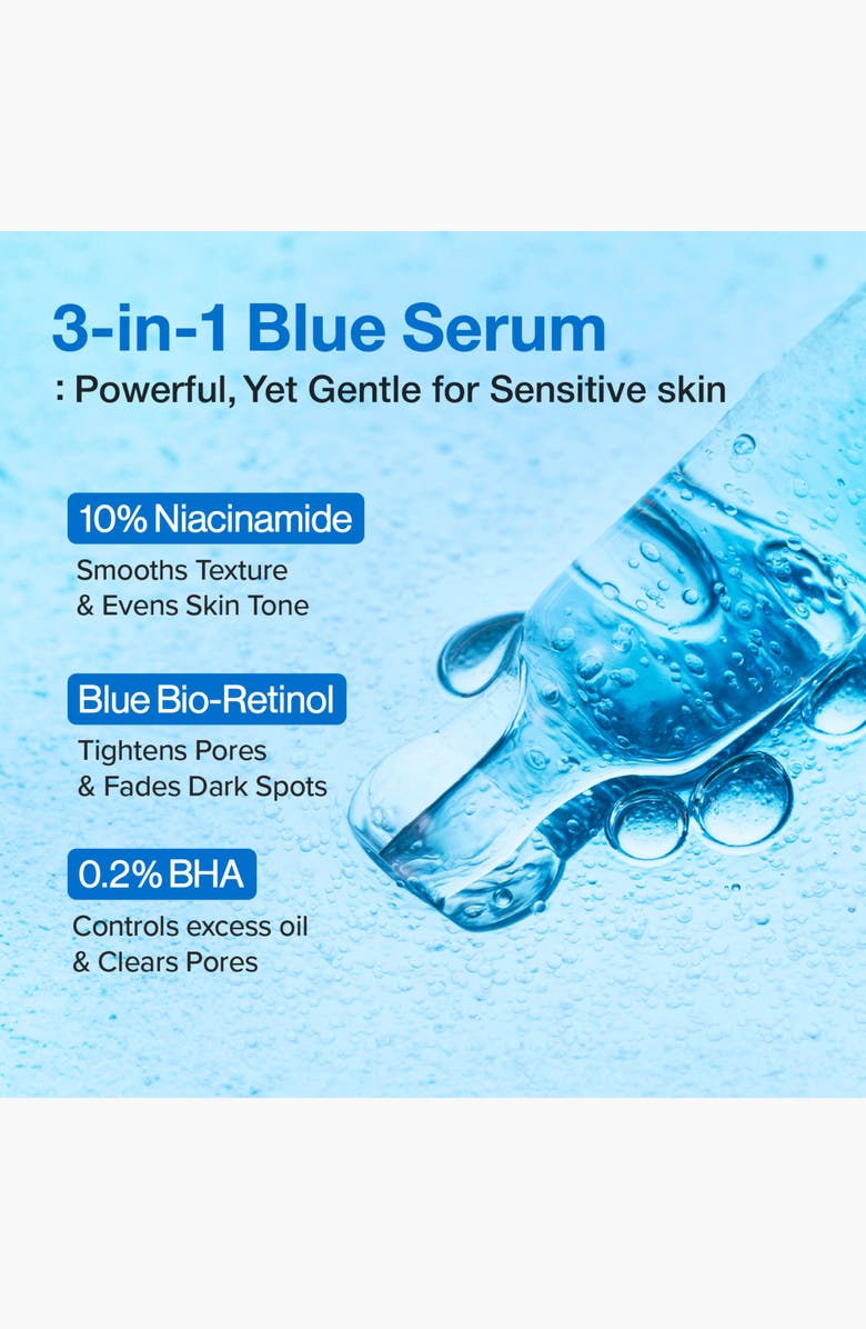 Numbuzin No.3 Blue Bio-Retinol Pore Refining Serum, Alternate, color,