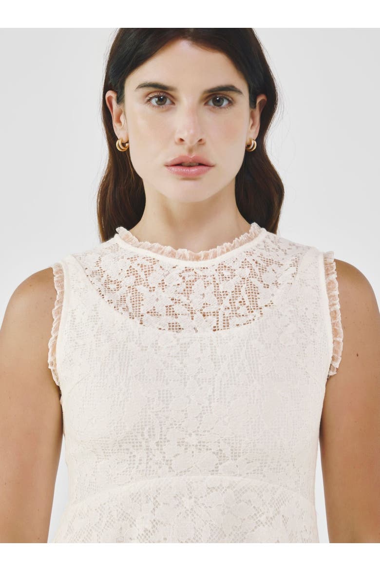 Organic Cotton Lace Dress, Alternate, color, Off-white