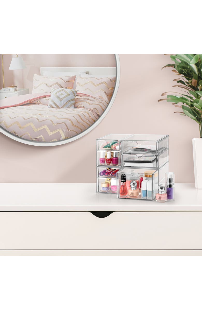 SORBUS 7-Drawer Acrylic Organizer, Alternate, color,