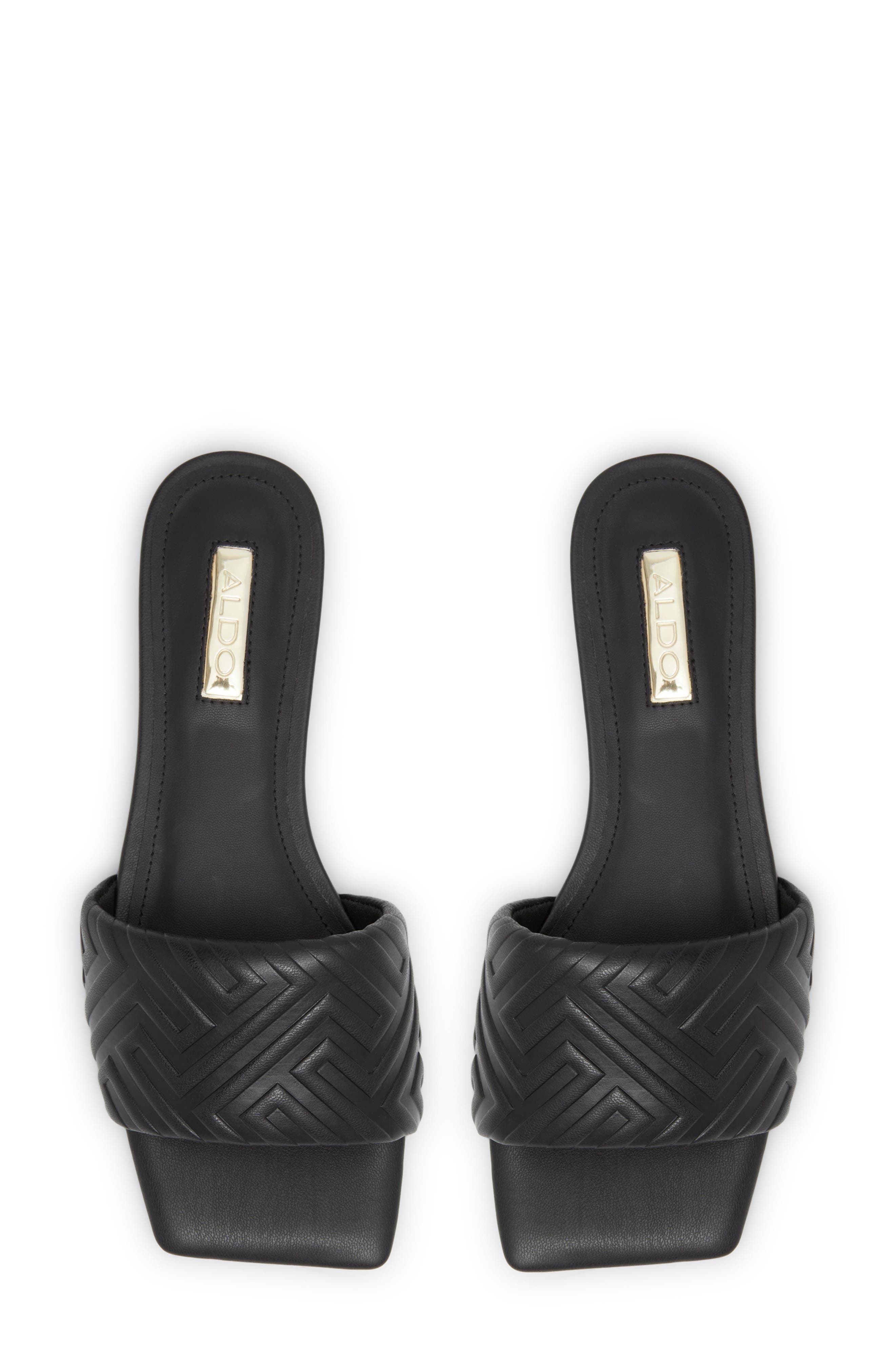 ALDO Cleona Faux Leather Slide Sandal, Alternate, color, 