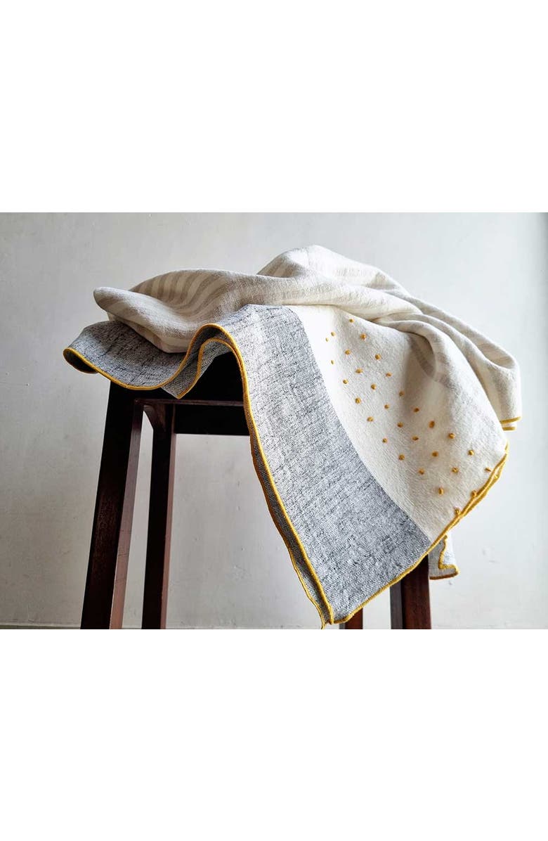 CG Hunter Ivory Throw Blanket, Alternate, color, Ivory
