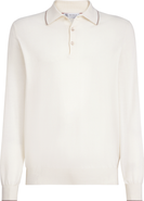 Brunello Cucinelli Cotton and cashmere knit polo